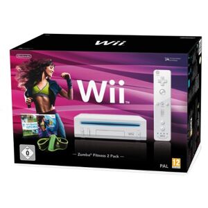 Console Nintendo Wii blanche 'Zumba fitness 2 : sculptez votre corps en musique' série limitée - Publicité Console Nintendo Wii blanche 'Zumba fitness 2 : sculptez votre corps en musique' série limitée - Publicité