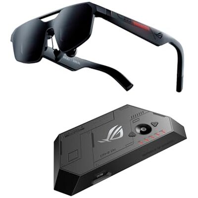 Asus Lunettes Gaming AR ROG XREAL R1 Taille 69 0,01 ms, champ de vision à 57°, gradation électrochrome, 3DoF natif, 3D instantané, connexion écosystème ROG avec ROG Ally - Publicité Asus Lunettes Gaming AR ROG XREAL R1 Taille 69 0,01 ms, champ de vision à 57°, gradation électrochrome, 3DoF natif, 3D instantané, connexion écosystème ROG avec ROG Ally - Publicité