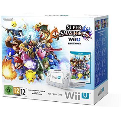 Console Nintendo Wii U 8 Go blanche + Super Smash Bros. Publicité Console Nintendo Wii U 8 Go blanche + Super Smash Bros. Publicité