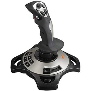 TECH DISCOUNT Joystick Jeu Manette Simulateur Pc de Vol Simulation Avion Controle Pro Combat Aerien Cockpit Pilote Amateurs USB Réaliste