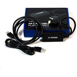 POUND Câble Adaptateur HDMI pour Playstation 2 Compatible avec PS1 et PS2 Câble hDMI avec Affichage RGB, Résolution 720p et Cable Micro USB pour l'Alimentation - Publicité