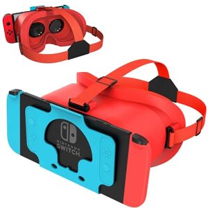 TIMIFTE Casque de réalité virtuelle pour Nintendo Switch & modèle OLED, lunettes 3D pour jeux VR Nintendo Switch OLED, lunettes de réalité virtuelle avec lentilles HD ajustables et sangle de tête confortable - Publicité TIMIFTE Casque de réalité virtuelle pour Nintendo Switch & modèle OLED, lunettes 3D pour jeux VR Nintendo Switch OLED, lunettes de réalité virtuelle avec lentilles HD ajustables et sangle de tête confortable - Publicité