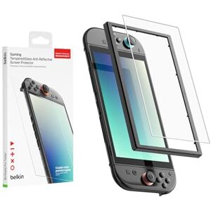 Belkin TemperedGlass Film de protection d'écran anti-reflets pour Nintendo Switch 2-9H Dureté mince et résistant aux rayures Cadre facile Alignement facile sans bulles - Publicité Belkin TemperedGlass Film de protection d'écran anti-reflets pour Nintendo Switch 2-9H Dureté mince et résistant aux rayures Cadre facile Alignement facile sans bulles - Publicité