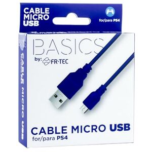 FRTEC Câble de charge pour la manette, compatible avec Playstation 4, Micro USB a USB - Publicité FRTEC Câble de charge pour la manette, compatible avec Playstation 4, Micro USB a USB - Publicité