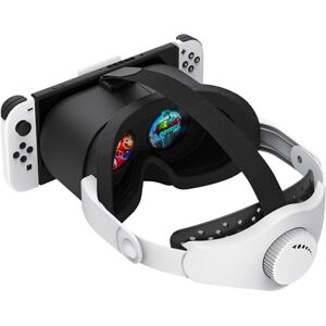 DEVASO Casque de réalité virtuelle amélioré pour Nintendo Switch, modèle OLED, lunettes de réalité virtuelle avec objectifs HD ajustables et sangle de tête, accessoire pour kit Labo VR 3D - Publicité DEVASO Casque de réalité virtuelle amélioré pour Nintendo Switch, modèle OLED, lunettes de réalité virtuelle avec objectifs HD ajustables et sangle de tête, accessoire pour kit Labo VR 3D - Publicité
