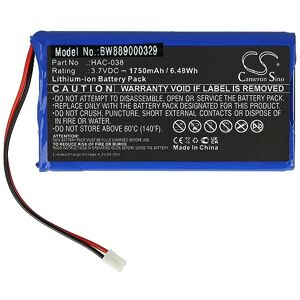 vhbw Batterie Remplacement pour Nintendo HAC-038 pour Console de Jeux (1750mAh, 3,7V, Li-ION) - Publicité