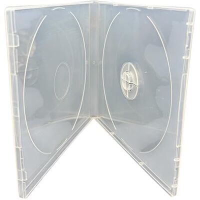 Dragon Lot de 10 boîtiers transparents Flexi pour CD/DVD Dos de 10,4 mm - Publicité Dragon Lot de 10 boîtiers transparents Flexi pour CD/DVD Dos de 10,4 mm - Publicité