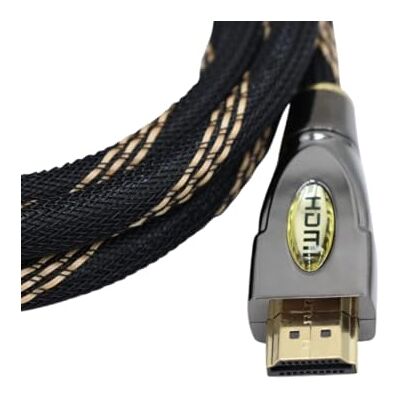 DragonTrading® Câble HDMI extra long avec connecteurs plaqués or pour TV, Nintendo Switch, Playstation et Xbox Noir 3 m - Publicité DragonTrading® Câble HDMI extra long avec connecteurs plaqués or pour TV, Nintendo Switch, Playstation et Xbox Noir 3 m - Publicité
