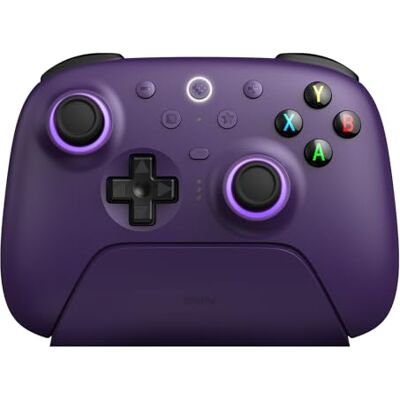 8Bitdo Ultimate 2 Wireless Controller for Windows & Android, Gaming Controller with TMR Joysticks, Switchable Hall Effect/Tactile Triggers, Motion Control, RGB Fire Ring, 8Speed Wireless Tech, Purple - Publicité 8Bitdo Ultimate 2 Wireless Controller for Windows & Android, Gaming Controller with TMR Joysticks, Switchable Hall Effect/Tactile Triggers, Motion Control, RGB Fire Ring, 8Speed Wireless Tech, Purple - Publicité