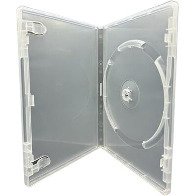 Dragon Lot de 10 boîtiers DVD simples transparents avec tranche de 14 mm et pochette en plastique pour insérer des œuvres d'art et des clips de livret internes – Protégez vos disques - Publicité Dragon Lot de 10 boîtiers DVD simples transparents avec tranche de 14 mm et pochette en plastique pour insérer des œuvres d'art et des clips de livret internes – Protégez vos disques - Publicité