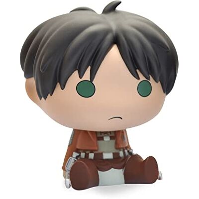 Plastoy L'Attaque des Titans Tirelire Chibi Eren Jaeger Plastique 13 cm - Publicité Plastoy L'Attaque des Titans Tirelire Chibi Eren Jaeger Plastique 13 cm - Publicité