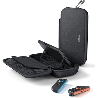 Belkin Gaming Pochette Et Batterie Externe 10K Nintendo Switch 2 Gris Chargeur Portable Amovible 10 000 mAh Pour Switch 2, Écran LCD, Recharge Rapide 20 W, Poche AirTag, Poches 10 Cartes De Jeux - Publicité Belkin Gaming Pochette Et Batterie Externe 10K Nintendo Switch 2 Gris Chargeur Portable Amovible 10 000 mAh Pour Switch 2, Écran LCD, Recharge Rapide 20 W, Poche AirTag, Poches 10 Cartes De Jeux - Publicité