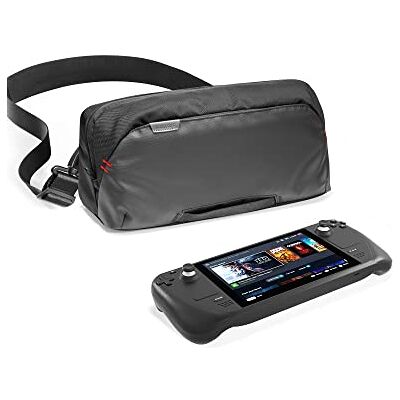 tomtoc Sac Bandoulière Sling Bag pour Steam Deck/OLED, Switch 2, ROG Ally X Compatible avec ROG Xbox Ally (X), MSI Claw 8/7 AI+, étui de transport protecteur avec poches pour console et accessoires - Publicité tomtoc Sac Bandoulière Sling Bag pour Steam Deck/OLED, Switch 2, ROG Ally X Compatible avec ROG Xbox Ally (X), MSI Claw 8/7 AI+, étui de transport protecteur avec poches pour console et accessoires - Publicité