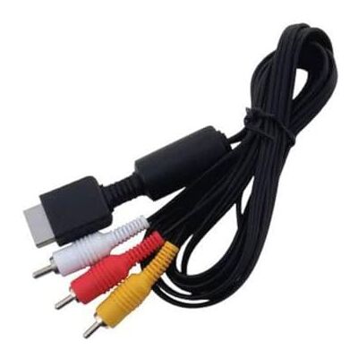 OSTENT AV Audio Video Composite Cable Cord Compatible pour Sony PS1 PS2 PS3 System Console Jeux Vidéo - Publicité OSTENT AV Audio Video Composite Cable Cord Compatible pour Sony PS1 PS2 PS3 System Console Jeux Vidéo - Publicité