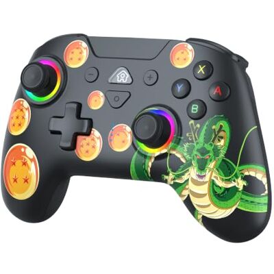 Subsonic Manette sans Fil Dragon Ball PC, IOS, Android, Steam Noire Licence officielle, Ergonomique, Sans Fil, LED Programmable, Fonction vibration, Compatible IOS, PC, Android, Steam - Publicité Subsonic Manette sans Fil Dragon Ball PC, IOS, Android, Steam Noire Licence officielle, Ergonomique, Sans Fil, LED Programmable, Fonction vibration, Compatible IOS, PC, Android, Steam - Publicité