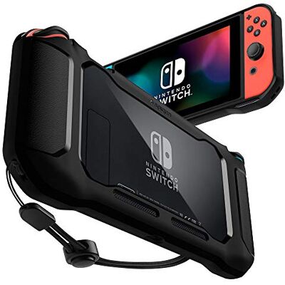 Spigen Rugged Armor Coque Compatible avec Nintendo Switch (2017) Noir Mat - Publicité Spigen Rugged Armor Coque Compatible avec Nintendo Switch (2017) Noir Mat - Publicité