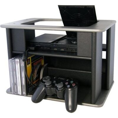 Bigben Manettes universel Console Rack pour PS2 Slim/PSone/N64/DC meuble bois - Publicité Bigben Manettes universel Console Rack pour PS2 Slim/PSone/N64/DC meuble bois - Publicité