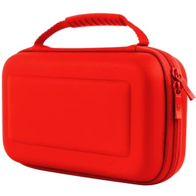 Orzly Carrying Case for Nintendo Switch OLED and Switch Console Red Protective Hard Portable Travel Case Shell Pouch for Nintendo Switch Console & Accessories - Publicité Orzly Carrying Case for Nintendo Switch OLED and Switch Console Red Protective Hard Portable Travel Case Shell Pouch for Nintendo Switch Console & Accessories - Publicité