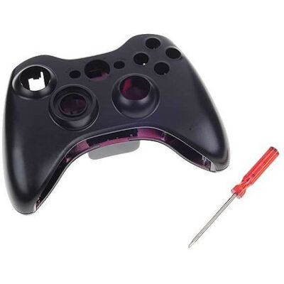 OSTENT Coque de rechange et bouton pour manette sans fil Microsoft Xbox 360 Noir - Publicité OSTENT Coque de rechange et bouton pour manette sans fil Microsoft Xbox 360 Noir - Publicité