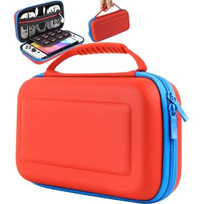 Orzly Housse de Transport pour Console Nintendo Switch Blanche avec Compartiment de Rangement pour Accessoires et Jeux – Étui Facile à Nettoyer avec Coffret Cadeau Édition - Publicité Orzly Housse de Transport pour Console Nintendo Switch Blanche avec Compartiment de Rangement pour Accessoires et Jeux – Étui Facile à Nettoyer avec Coffret Cadeau Édition - Publicité