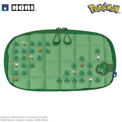 HORI Pochette rembourrée (PIXEL Vert) pour Nintendo Switch 2 Licence officielle Nintendo - Publicité HORI Pochette rembourrée (PIXEL Vert) pour Nintendo Switch 2 Licence officielle Nintendo - Publicité