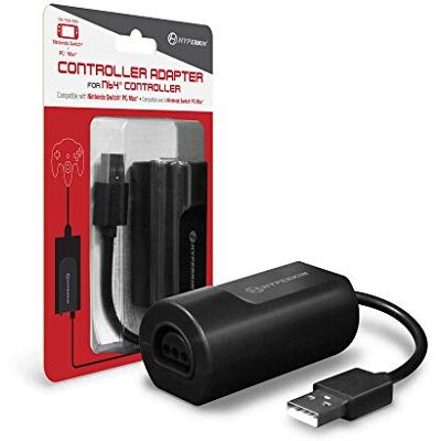 Hyperkin N64コントローラをNintendo Switch®/ PC/Mac®へ接続するアダプター Controller Adapter for N64® Controller - Publicité Hyperkin N64コントローラをNintendo Switch®/ PC/Mac®へ接続するアダプター Controller Adapter for N64® Controller - Publicité