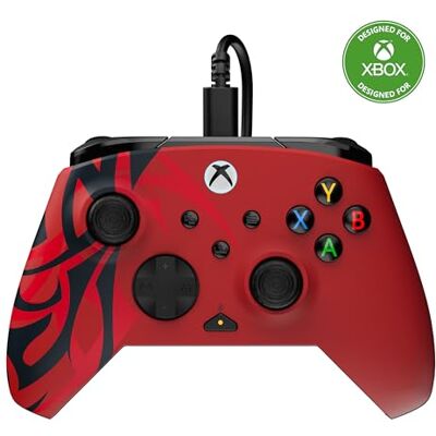 Turtle Beach Rematch Advanced Spirit Red Manette de jeu filaire Licence Xbox Series XS, Xbox One et PC avec Boutons Programmables, Gâchettes, commandes audio et câble de 2.5 m - Publicité Turtle Beach Rematch Advanced Spirit Red Manette de jeu filaire Licence Xbox Series XS, Xbox One et PC avec Boutons Programmables, Gâchettes, commandes audio et câble de 2.5 m - Publicité