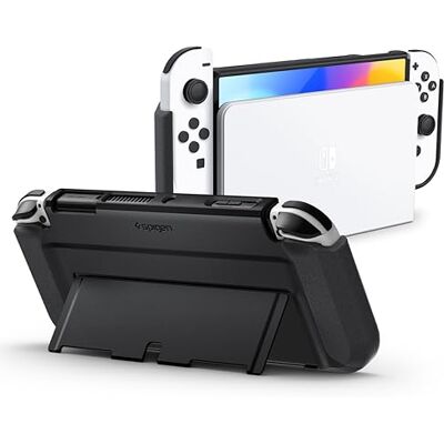 Spigen Thin Fit Coque Compatible avec Nintendo Switch OLED Noir - Publicité Spigen Thin Fit Coque Compatible avec Nintendo Switch OLED Noir - Publicité