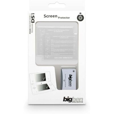 BigBen Kit de 2 protections écran haute qualité avec applicateur et étoffe de nettoyage pour Nintendo DSi - Publicité BigBen Kit de 2 protections écran haute qualité avec applicateur et étoffe de nettoyage pour Nintendo DSi - Publicité