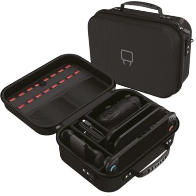 Venom Étui de transport pour Switch 2 (Nintendo Switch 2) etui de transport switch 2, coque rigide, rangement cartes de jeu, cables, voyage, nintendo switch 2 - Publicité Venom Étui de transport pour Switch 2 (Nintendo Switch 2) etui de transport switch 2, coque rigide, rangement cartes de jeu, cables, voyage, nintendo switch 2 - Publicité