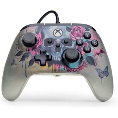 PowerA Manette filaire Advantage Plus pour Xbox Series X S Floraison et morosité, sous licence officielle, joysticks réglables, à effet Hall, boutons mappables, compatible Xbox One et Windows 10/11 - Publicité PowerA Manette filaire Advantage Plus pour Xbox Series X S Floraison et morosité, sous licence officielle, joysticks réglables, à effet Hall, boutons mappables, compatible Xbox One et Windows 10/11 - Publicité