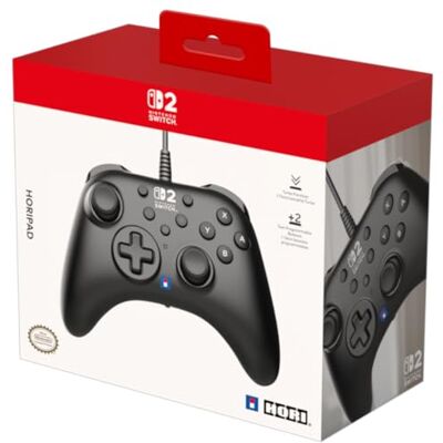 HORI Manette filaire HORIPAD Turbo (Noir) pour Nintendo Switch 2 – Sous licence officielle Nintendo - Publicité HORI Manette filaire HORIPAD Turbo (Noir) pour Nintendo Switch 2 – Sous licence officielle Nintendo - Publicité