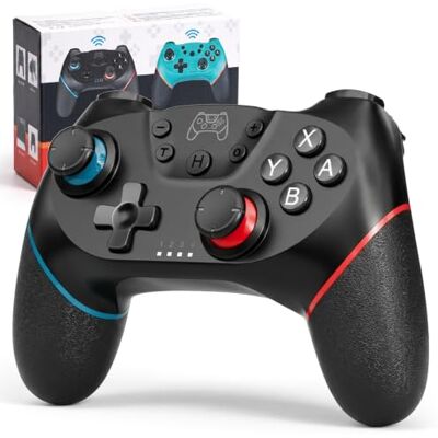 UPGRADE Manette Switch Pro sans Fil pour Switch 1/Switch 2/Lite/OLED/PC Manette pour Switch 2 avec Hall Joysticks/ ONE KEY WAKE UP/CAPTURE D'ÉCRAN/Turbo /Vibration/ 6 Axes/Conception Ergonomique - Publicité UPGRADE Manette Switch Pro sans Fil pour Switch 1/Switch 2/Lite/OLED/PC Manette pour Switch 2 avec Hall Joysticks/ ONE KEY WAKE UP/CAPTURE D'ÉCRAN/Turbo /Vibration/ 6 Axes/Conception Ergonomique - Publicité