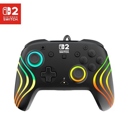 Turtle Beach Afterglow Wave Noir Manette de gaming RGB filaire Sous licence officielle pour Nintendo Switch 2 - Publicité Turtle Beach Afterglow Wave Noir Manette de gaming RGB filaire Sous licence officielle pour Nintendo Switch 2 - Publicité