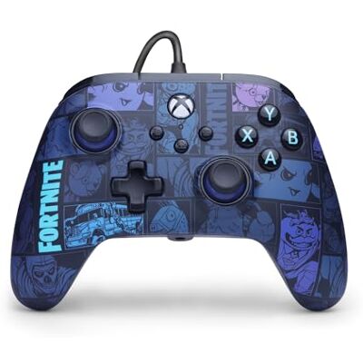 PowerA Manette filaire Advantage pour Xbox Series X S Fortnite : Victoire Royale, manette de jeu, Joysticks à effet Hall, manette de jeu, Xbox Series X S - Publicité PowerA Manette filaire Advantage pour Xbox Series X S Fortnite : Victoire Royale, manette de jeu, Joysticks à effet Hall, manette de jeu, Xbox Series X S - Publicité