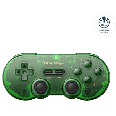 8Bitdo SN30 Pro Bluetooth Manette, Joystick à effet Hall, Manette sans fil Compatible avec Switch 2, Switch, Apple, Windows, Steam Deck, Android et Raspberry Pi (Vert) - Publicité 8Bitdo SN30 Pro Bluetooth Manette, Joystick à effet Hall, Manette sans fil Compatible avec Switch 2, Switch, Apple, Windows, Steam Deck, Android et Raspberry Pi (Vert) - Publicité