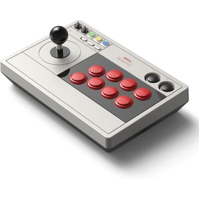 8Bitdo Retro Arcade Fight Stick avec Joystick 8 directions avec 2 boutons macro dédiés et fonction Turbo pour Switch/Switch 2 et PC Windows, supporte Bluetooth, 2.4G sans fil et câble USB-C câblé - Publicité 8Bitdo Retro Arcade Fight Stick avec Joystick 8 directions avec 2 boutons macro dédiés et fonction Turbo pour Switch/Switch 2 et PC Windows, supporte Bluetooth, 2.4G sans fil et câble USB-C câblé - Publicité