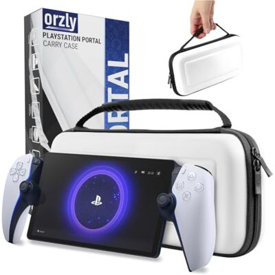 Orzly Étui de transport pour lecteur à distance Playstation , accessoires pour console PS5, protection de voyage et de stockage pour chargeur de casque et plus BLANC/NOIR -Édition coffret cadeau - Publicité Orzly Étui de transport pour lecteur à distance Playstation , accessoires pour console PS5, protection de voyage et de stockage pour chargeur de casque et plus BLANC/NOIR -Édition coffret cadeau - Publicité