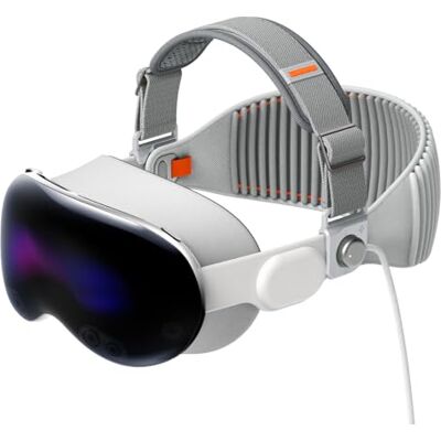 Spigen DR210 Bandeau Rembourré Compatible avec Apple Vision Pro M2 2024 VR HeadStrap Gris Charbon - Publicité Spigen DR210 Bandeau Rembourré Compatible avec Apple Vision Pro M2 2024 VR HeadStrap Gris Charbon - Publicité