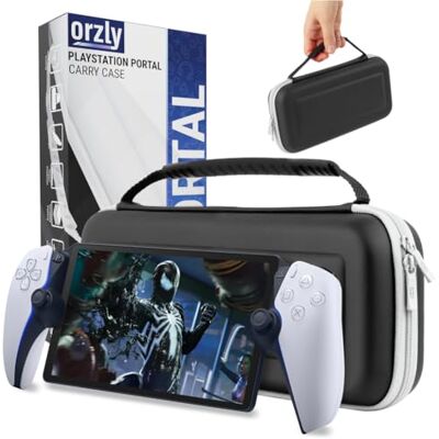 Orzly Étui de Transport conçu pour Le Lecteur à Distance PlayStation pour Accessoires de Console PS5 et Protection de Stockage de Voyage pour Casque Chargeur Casque Blanc/Noir Coffret Cadeau - Publicité Orzly Étui de Transport conçu pour Le Lecteur à Distance PlayStation pour Accessoires de Console PS5 et Protection de Stockage de Voyage pour Casque Chargeur Casque Blanc/Noir Coffret Cadeau - Publicité