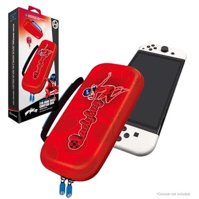 Nintendo Hyperkin Étui de Transport Officiel Miraculous en EVA (Ladybug), Coccinelle, La Coque Rigide en EVA Offre Une Ligne de défense Robuste - Publicité Nintendo Hyperkin Étui de Transport Officiel Miraculous en EVA (Ladybug), Coccinelle, La Coque Rigide en EVA Offre Une Ligne de défense Robuste - Publicité