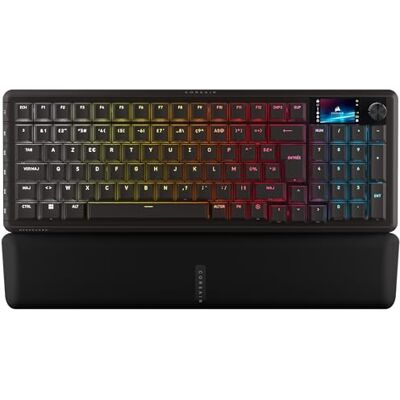 Corsair Vanguard 96 sans Fil Hall Effect Clavier de Jeu (AZERTY FR) – Noir Magnétique Mécanique, 96%, MLX Plasma Commutateurs, Interrogation 8 000 Hz, Rapid Trigger, Stream Deck Virtuel, SOCD Flashtap - Publicité Corsair Vanguard 96 sans Fil Hall Effect Clavier de Jeu (AZERTY FR) – Noir Magnétique Mécanique, 96%, MLX Plasma Commutateurs, Interrogation 8 000 Hz, Rapid Trigger, Stream Deck Virtuel, SOCD Flashtap - Publicité