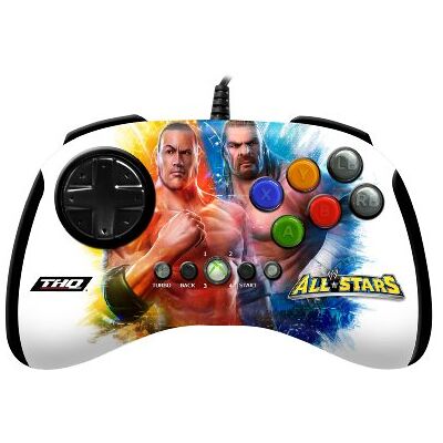 Mad Catz WWE All Stars BrawlPad: The Rock vs Triple H Manette de Jeu Xbox Multicolore Accessoires de Jeux vidéo (Manette de Jeu, Xbox, Dos, D-Pad, Démarrer, Turbo, avec Fil, Multicolore, 3 m) - Publicité Mad Catz WWE All Stars BrawlPad: The Rock vs Triple H Manette de Jeu Xbox Multicolore Accessoires de Jeux vidéo (Manette de Jeu, Xbox, Dos, D-Pad, Démarrer, Turbo, avec Fil, Multicolore, 3 m) - Publicité