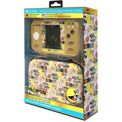 MY ARCADE DGUNL-7165 Pac-Man 45ème anniversaire Pocket Player Max Système de jeu portable portable - Publicité MY ARCADE DGUNL-7165 Pac-Man 45ème anniversaire Pocket Player Max Système de jeu portable portable - Publicité