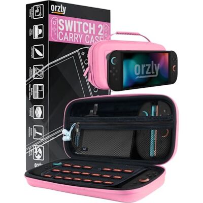 Orzly Étui de Transport pour Console Nintendo Switch 2 (2025), étui Rigide avec Rangement Intelligent pour Accessoires et 20 Poches pour Jeux, édition Coffret Cadeau - Publicité Orzly Étui de Transport pour Console Nintendo Switch 2 (2025), étui Rigide avec Rangement Intelligent pour Accessoires et 20 Poches pour Jeux, édition Coffret Cadeau - Publicité