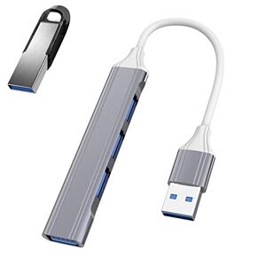 Frifer Plusieurs Ports USB pour Ordinateur Portable – Multi USB 3.0 pour PC   Extension USB 4 Ports pour Ordinateur Portable, clé USB, imprimante, Clavier, Souris, Transmission Rapide de données - Publicité