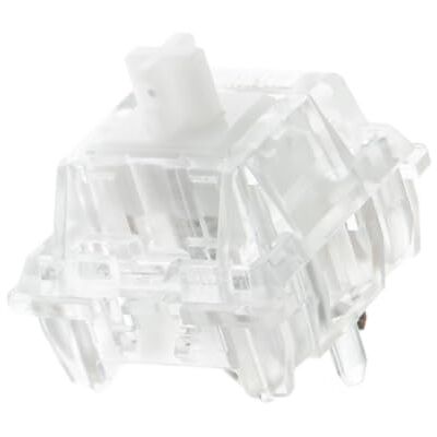 EPOMAKER Interrupteur Silencieux Tactile Crystal pour Clavier Mécanique Gaming, 35 Pièces, Pré-lubrifié, Interrupteurs Tactiles Muets 35gf 5 Broches avec Structure MX Standard - Publicité EPOMAKER Interrupteur Silencieux Tactile Crystal pour Clavier Mécanique Gaming, 35 Pièces, Pré-lubrifié, Interrupteurs Tactiles Muets 35gf 5 Broches avec Structure MX Standard - Publicité