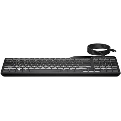 HP Clavier Filaire rétroéclairé 400 Touches Lumineuses à Del Blanc Chaud avec 3 Niveaux de luminosité Design Fin et Portable 12 Touches programmables Cordon USB-C et Adaptateur USB-A - Publicité HP Clavier Filaire rétroéclairé 400 Touches Lumineuses à Del Blanc Chaud avec 3 Niveaux de luminosité Design Fin et Portable 12 Touches programmables Cordon USB-C et Adaptateur USB-A - Publicité
