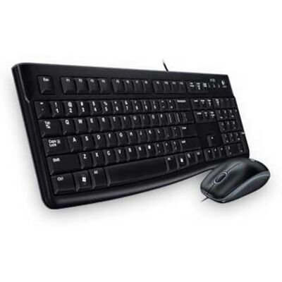 Logitech MK120 Combo Clavier et Souris Filaire pour Windows Clavier Pan Nordique QWERTY Noir - Publicité Logitech MK120 Combo Clavier et Souris Filaire pour Windows Clavier Pan Nordique QWERTY Noir - Publicité