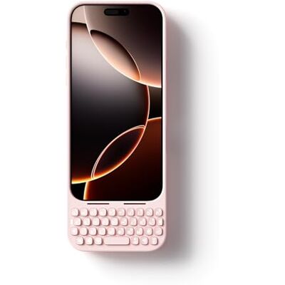 Akko MetaKey Keyboard Étui de clavier pour iPhone 16 Pro Max pour une saisie précise, rose - Publicité Akko MetaKey Keyboard Étui de clavier pour iPhone 16 Pro Max pour une saisie précise, rose - Publicité
